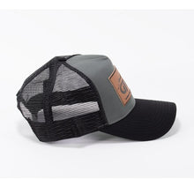GT Tools Black Trucker Hat Side View