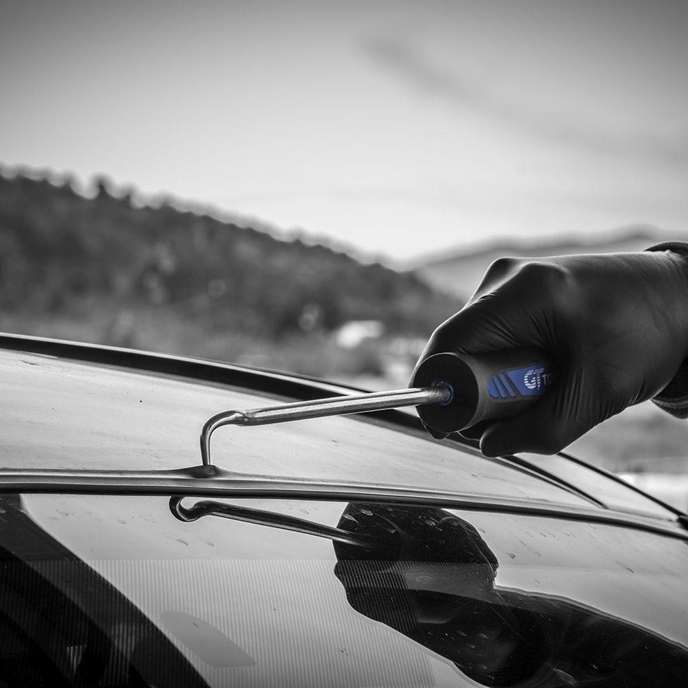 Double Bend Rubber Hook Tool - Long