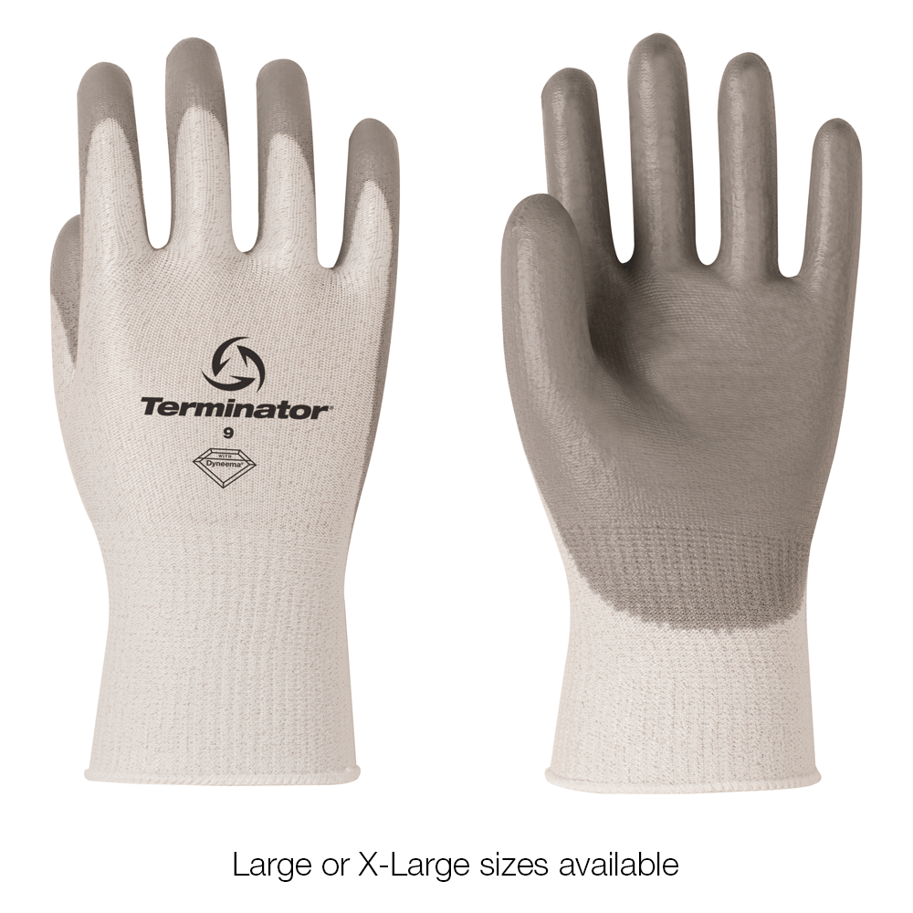 Terminator Dyneema Polyurethane Palm Coating Handling Gloves
