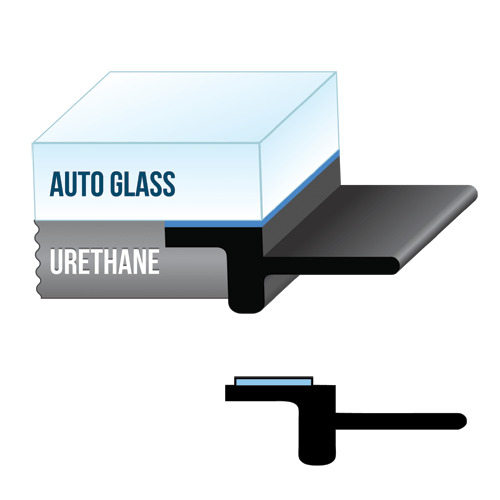 Pro Grade Under Glass Molding 7.9MM 75FT