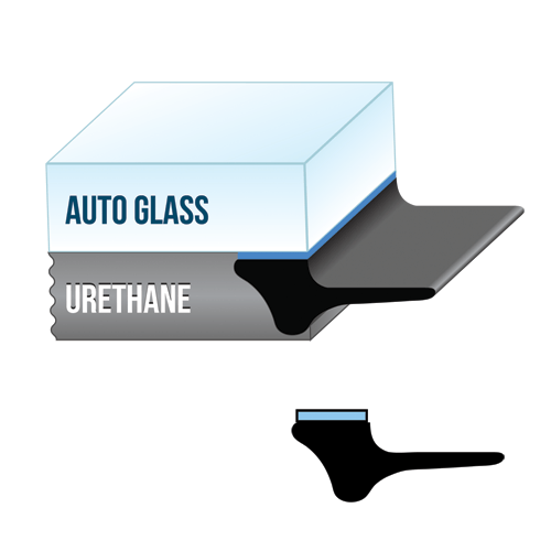 Pro Grade Under Glass Molding Medium Firm 7.1MM 75FT
