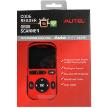 Autel AL549 Engine, ABS Code Reader & Battery, Starting & Charging Tester with color display