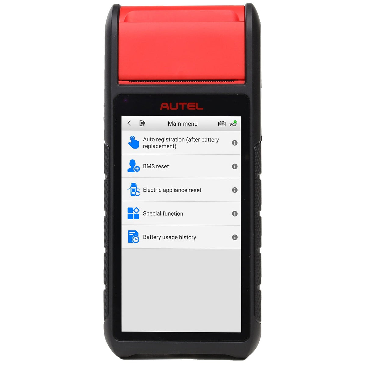 Autel BT608 Touchscreen Battery and Electrical System Diagnostics Tool
