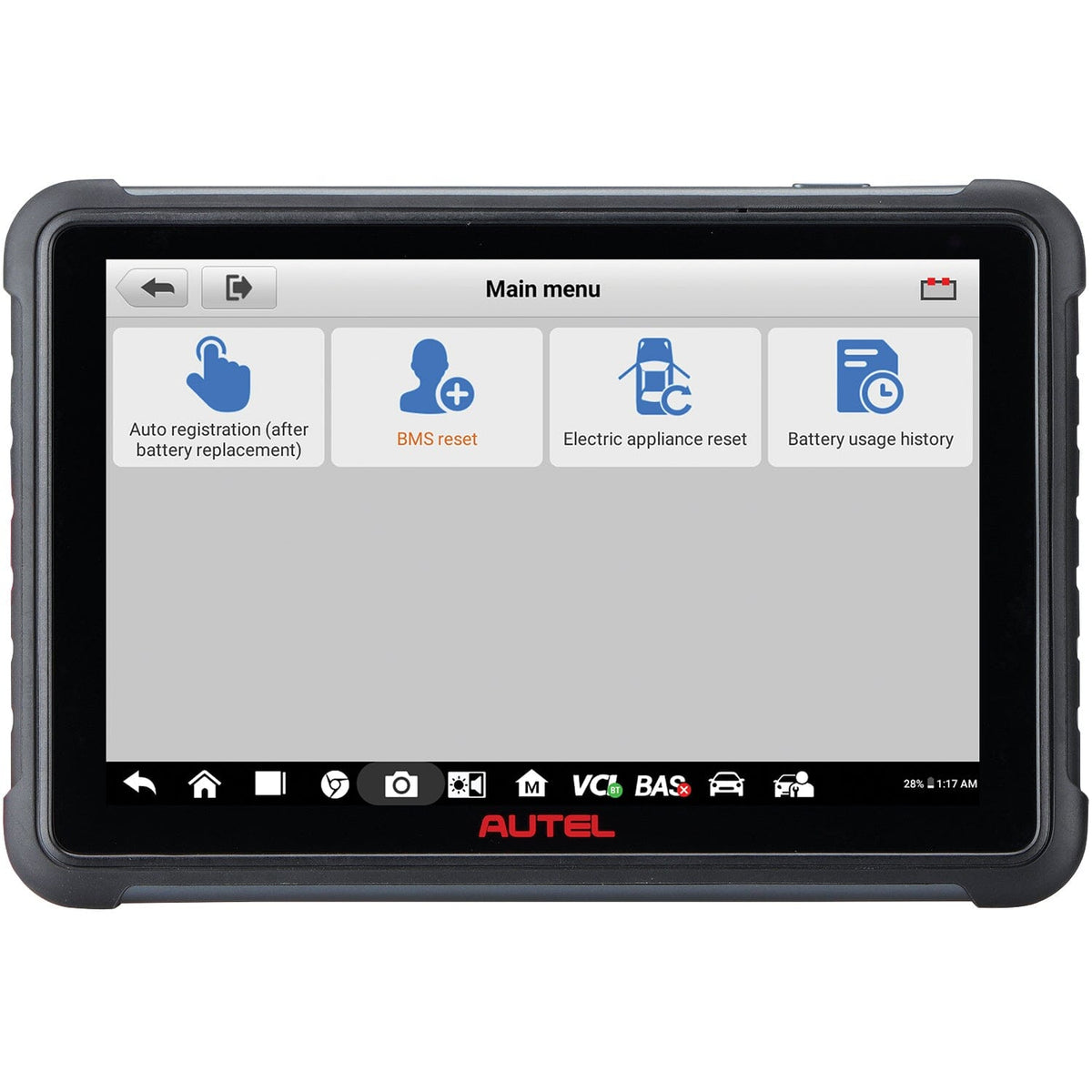Autel BT609 MaxiBAS 7-inch Wireless Battery and Electrical System Diagnostics Tablet