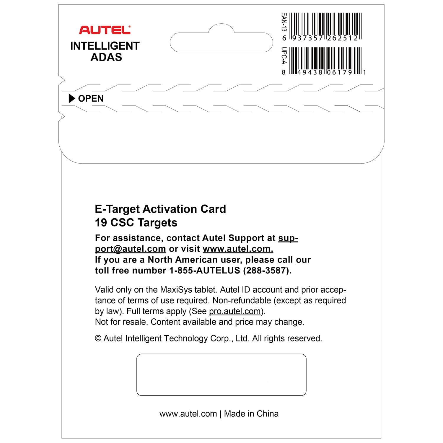 Digital Targets Upgrade Card