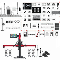 Autel IA900AS MaxiSYS ADAS IA900WA ALNGMT and ADAS Frame with All Systems ADAS calibration