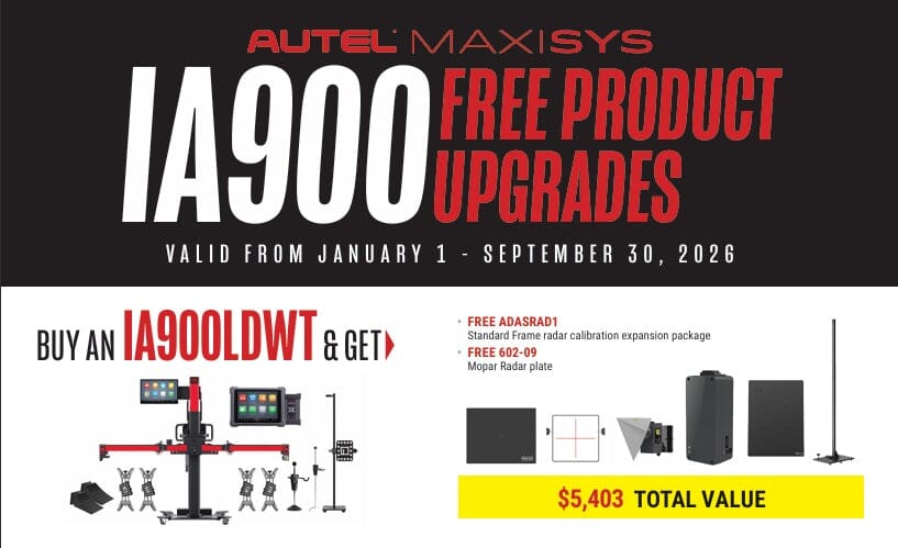 Autel IA900LDWT MaxiSYS ADAS IA900WA with LDW Targets and MSULTRAADAS Tablet