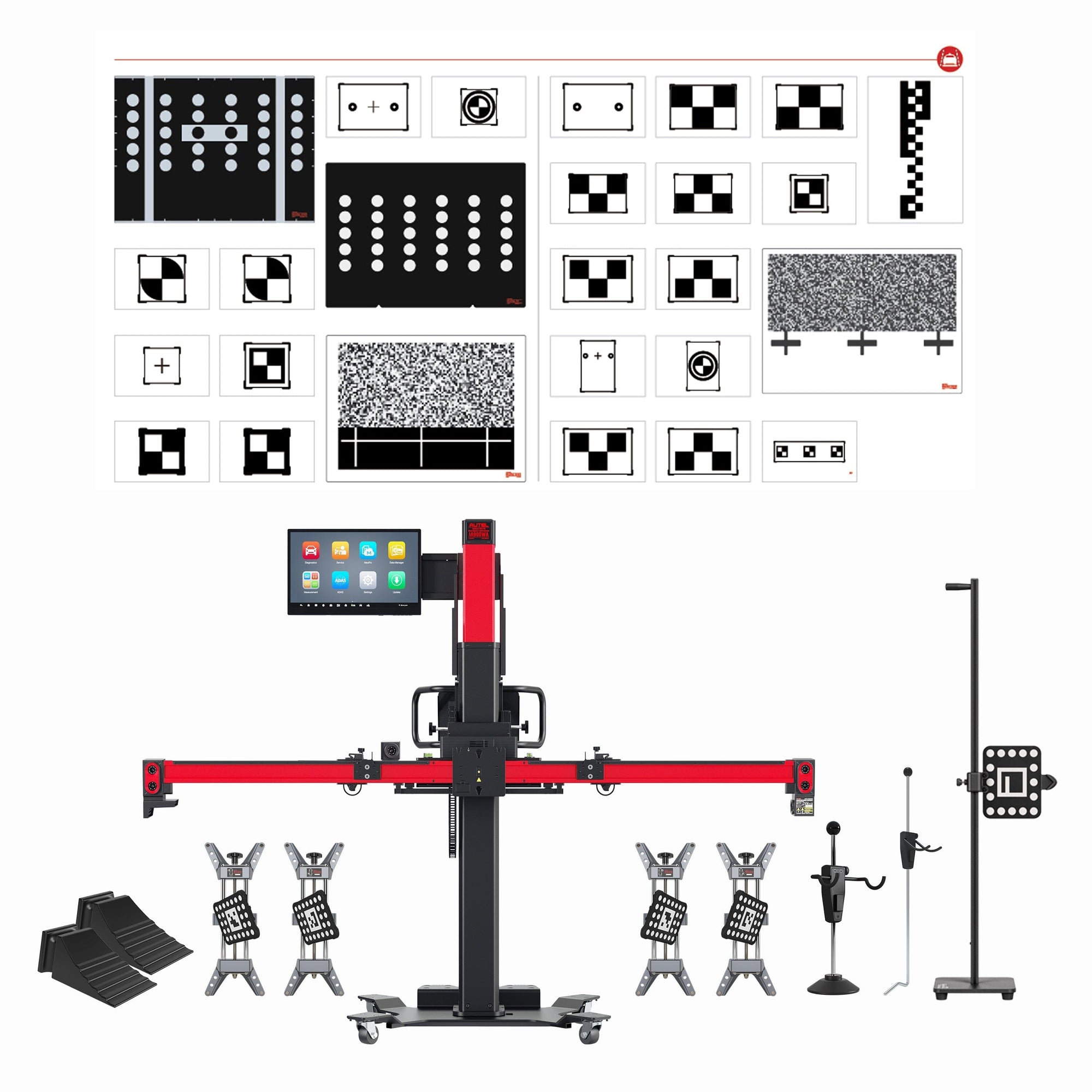 Autel IA900LDW MaxiSYS ADAS IA900WA with LDW Targets
