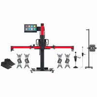 Autel IA900WA Dual purpose four-wheel alignment and ADAS calibration frame w/ touchscreen