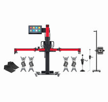 Autel IA900WA Dual purpose four-wheel alignment and ADAS calibration frame w/ touchscreen