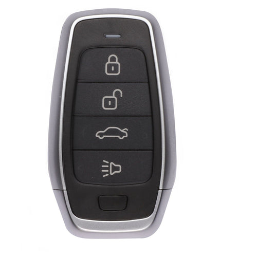 Autel IKEYAT4TP Universal Programmable IKEY Smart Key 4-Buttons, prgm with MaxiIM KM100 tablet