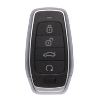 Autel IKEYAT4TR Universal Programmable IKEY Smart Key 4-Buttons, prgm with MaxiIM KM100 tablet