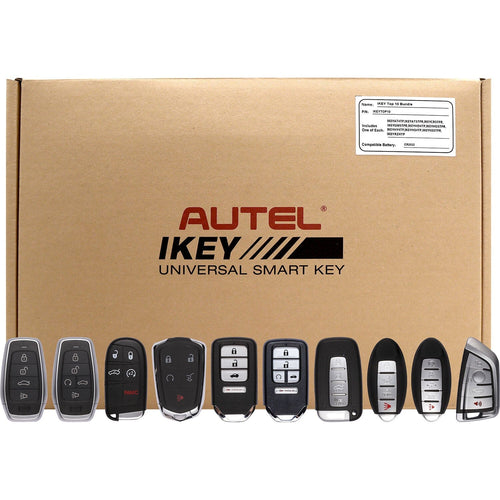 Autel IKEYTOP10 Best-selling IKEY smart keys package includes 10 programmable IKEYs