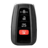 Autel IKEYTY8A4TP Toyota-styled 8A-chipped IKEY with four buttons, Lock, Unlock, Trunk, Panic.