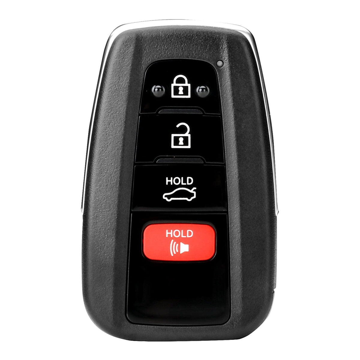 Autel IKEYTY8A4TP Toyota-styled 8A-chipped IKEY with four buttons, Lock, Unlock, Trunk, Panic.