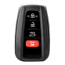 Autel IKEYTY8A4TP Toyota-styled 8A-chipped IKEY with four buttons, Lock, Unlock, Trunk, Panic.