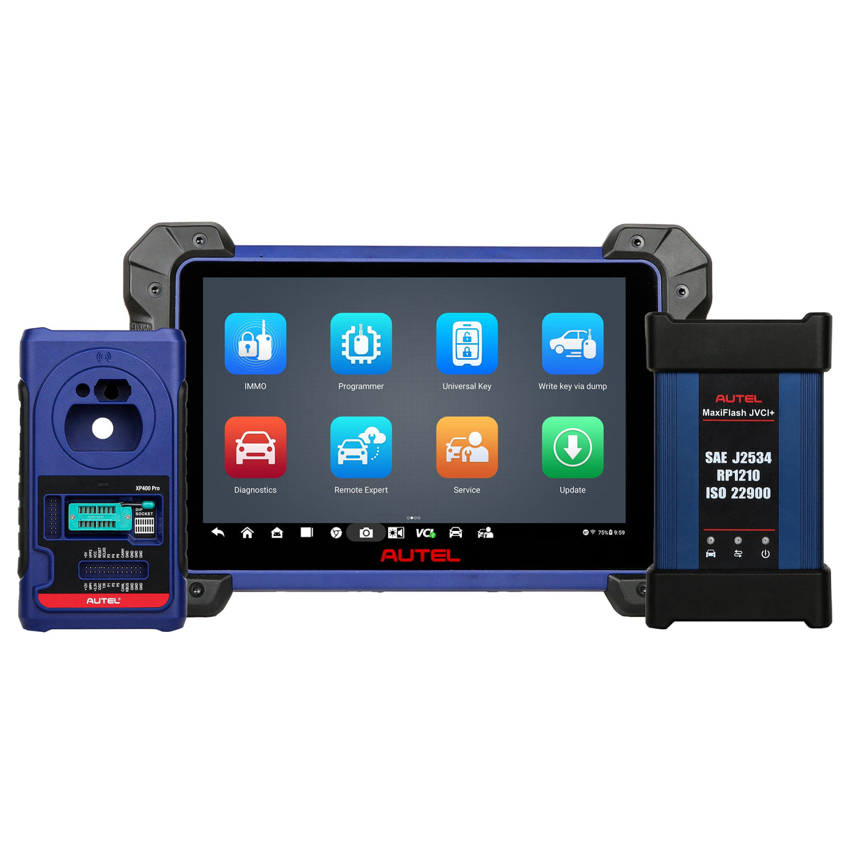 Autel IM608PROIIKPA IMMO Key Programming Bundle - IM608PROII Tablet, XP400Pro, JVCI, Adapter Kit
