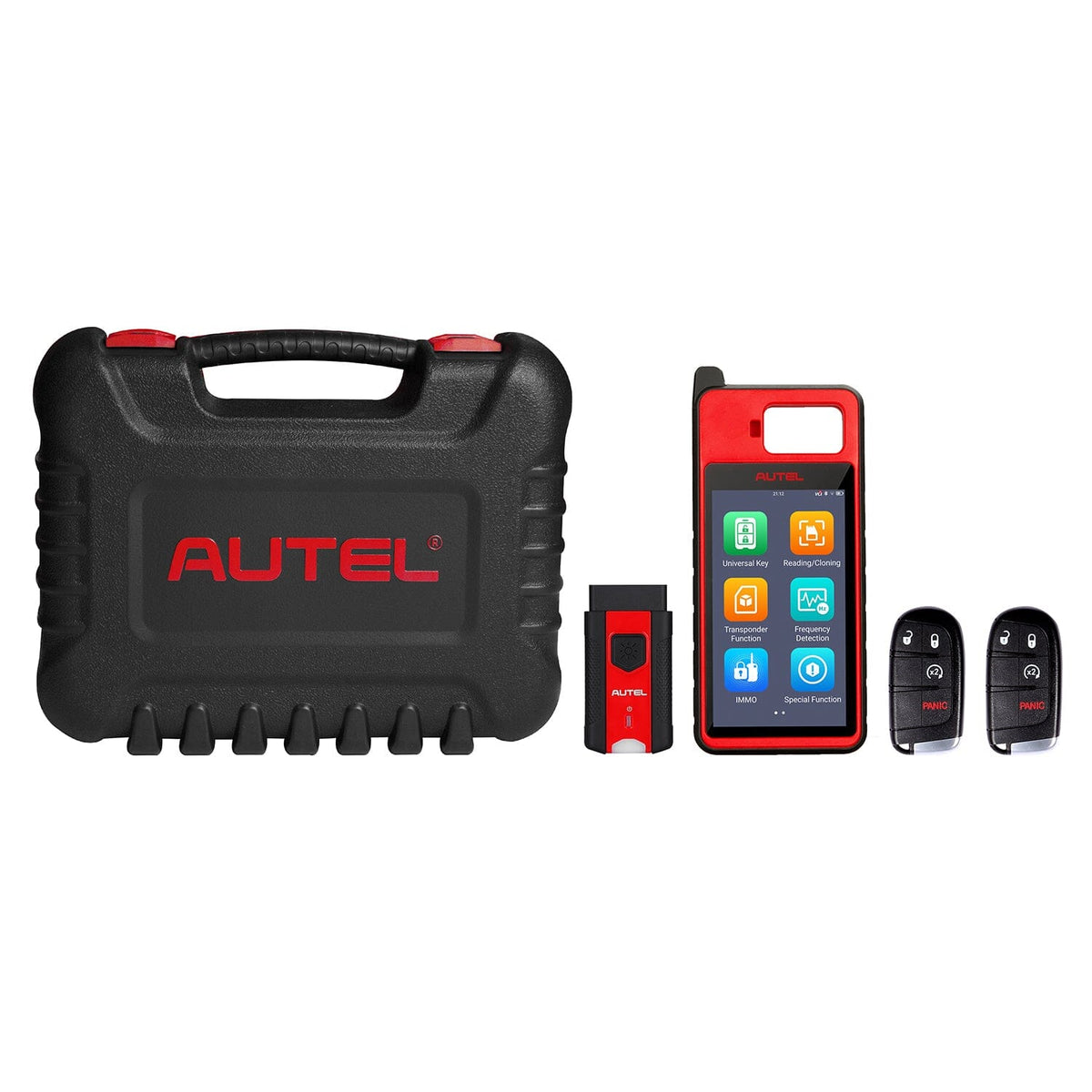 Autel KM100 Advanced Key and Immobilizer Programming tablet with 2 programmable keys
