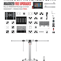 Autel MA60020 MA600 LDW 2.0 Package inc.MA600 Frame, Targets, Case &ADAS Software Upgrade