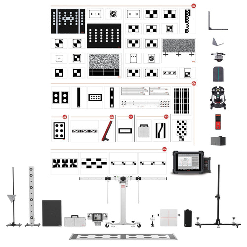 Autel MAS20T MA600 All Systems: Frame, Calibration Cmpnts, MS909 S2 Tablet and ADAS Upgrade