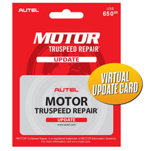 Autel VMOTORUPDATE MOTOR TruSpeed Repair Data Access