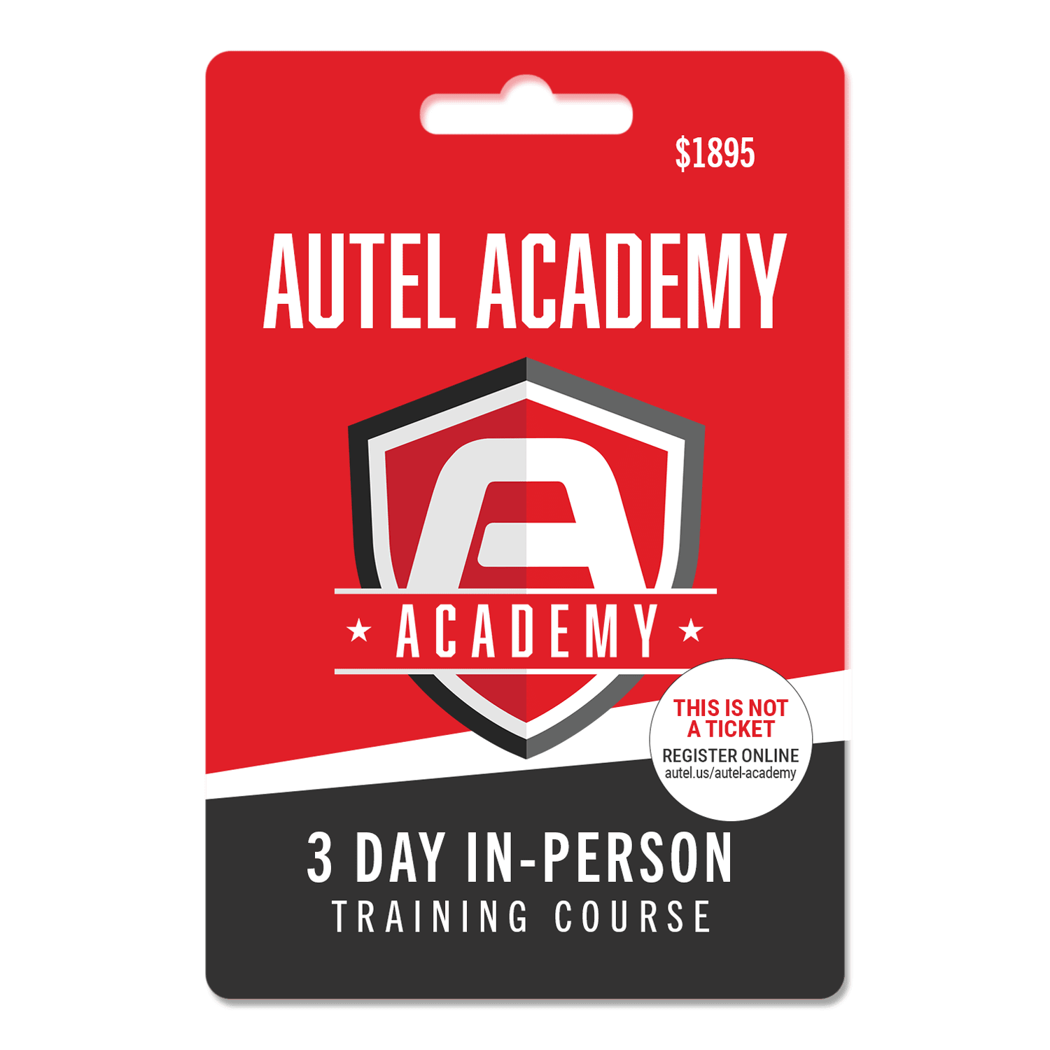 Autel ATA3DAY Redeemable 3-day onsite Autel Training Academy training card