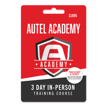 Autel ATA3DAY Redeemable 3-day onsite Autel Training Academy training card