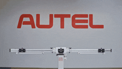 Install 2 line laser unit and lock the safety hook