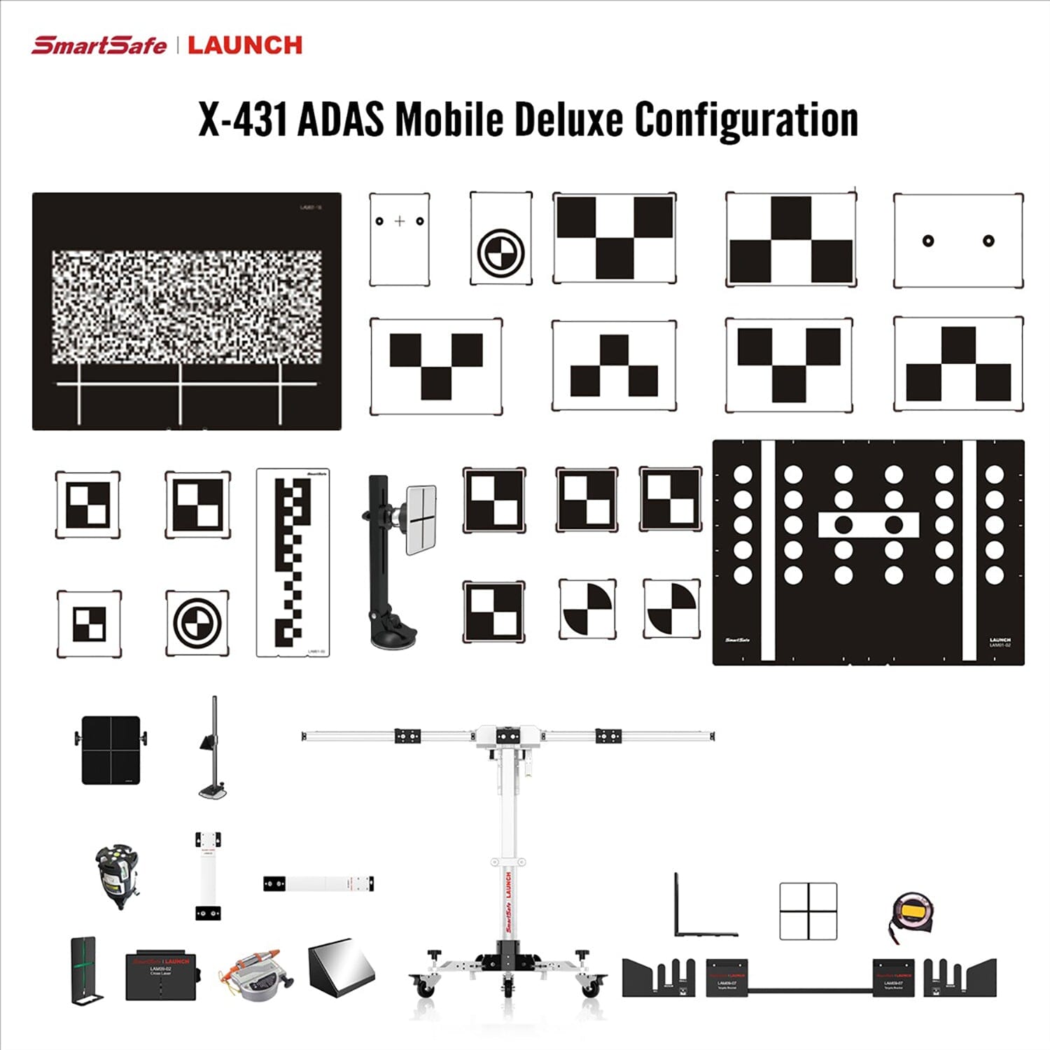Launch X-431 ADAS Mobile Plus Forward Facing Deluxe Package 701060009