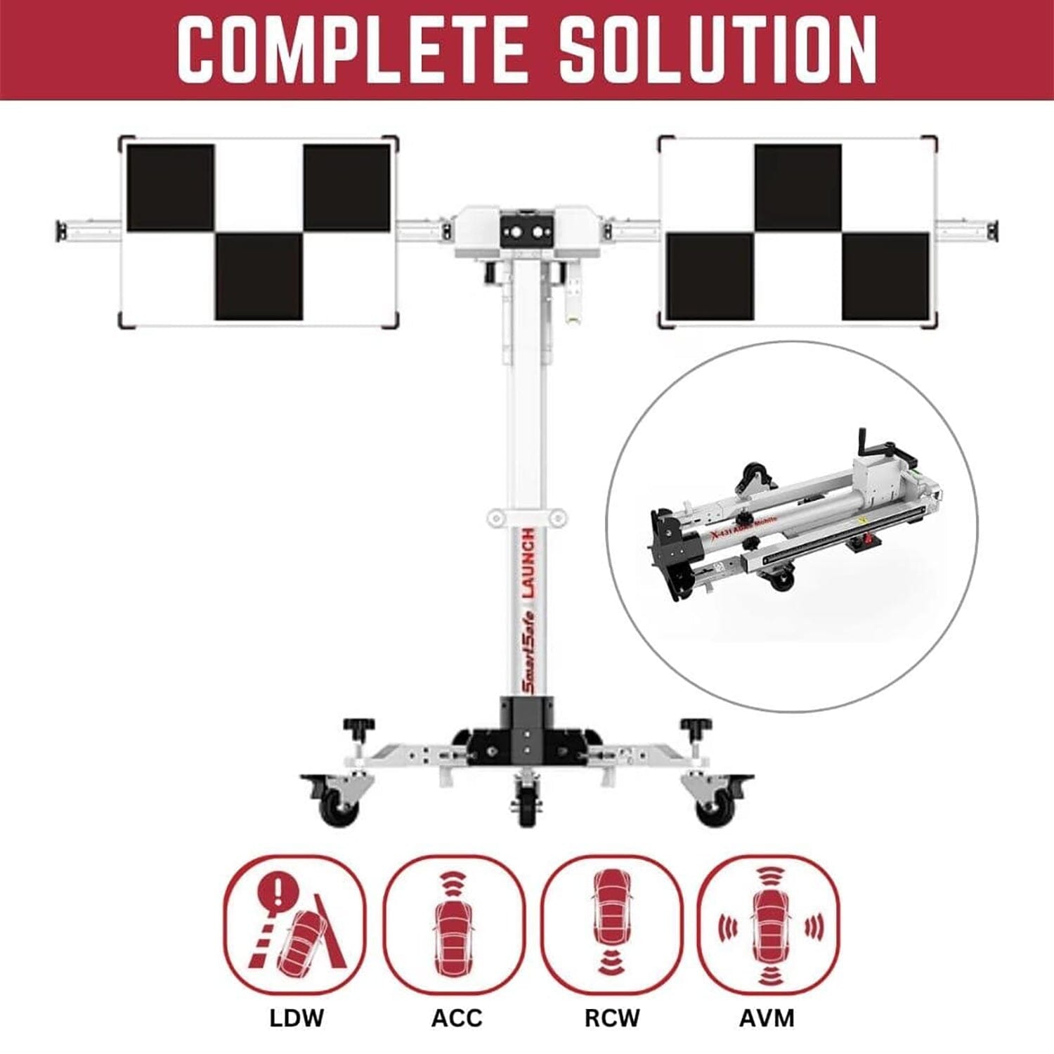 Launch X-431 ADAS Mobile Plus Forward Facing Deluxe Package 701060009