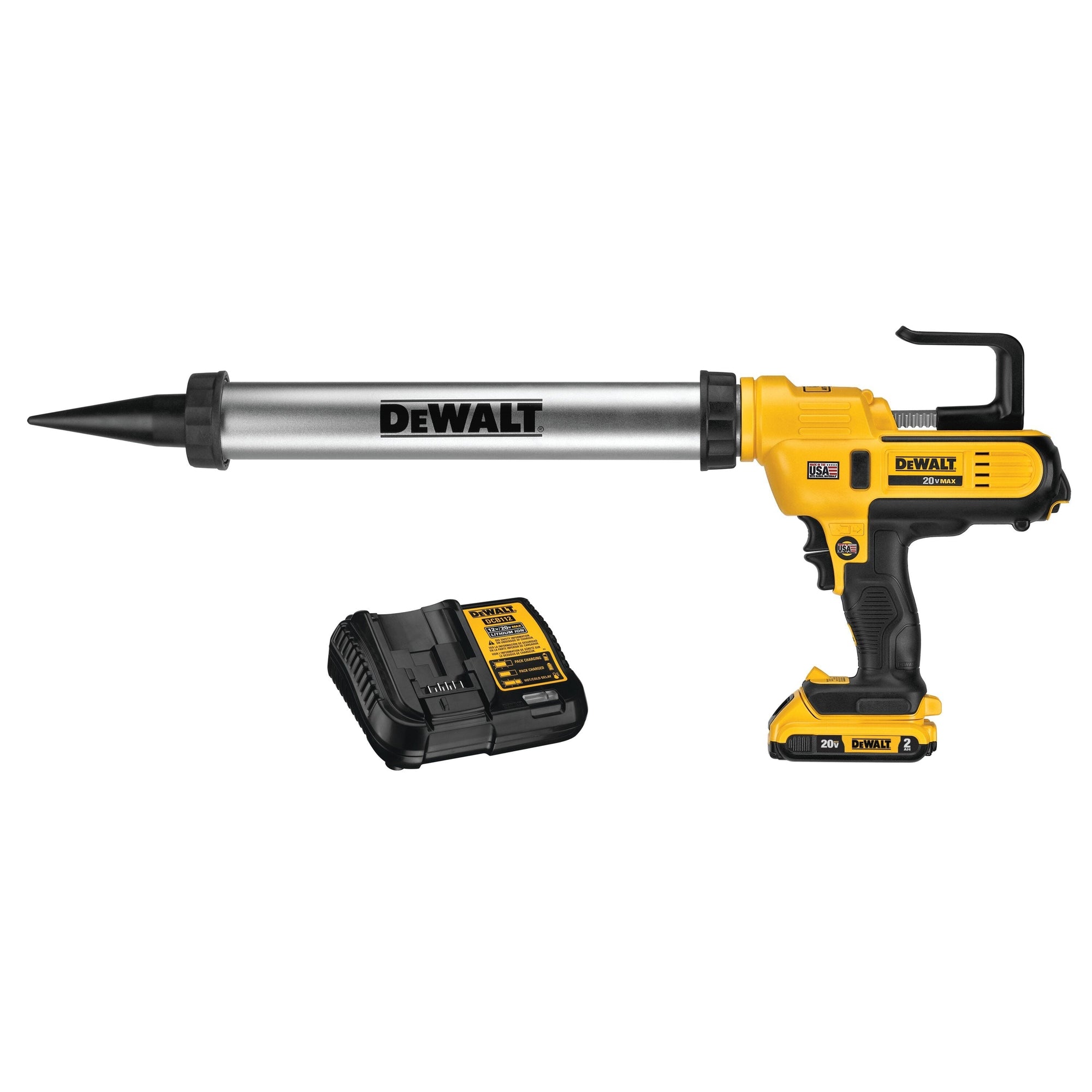 Dewalt Caulking Gun - 20V Lithium Ion with Sausage Cartridge BYK