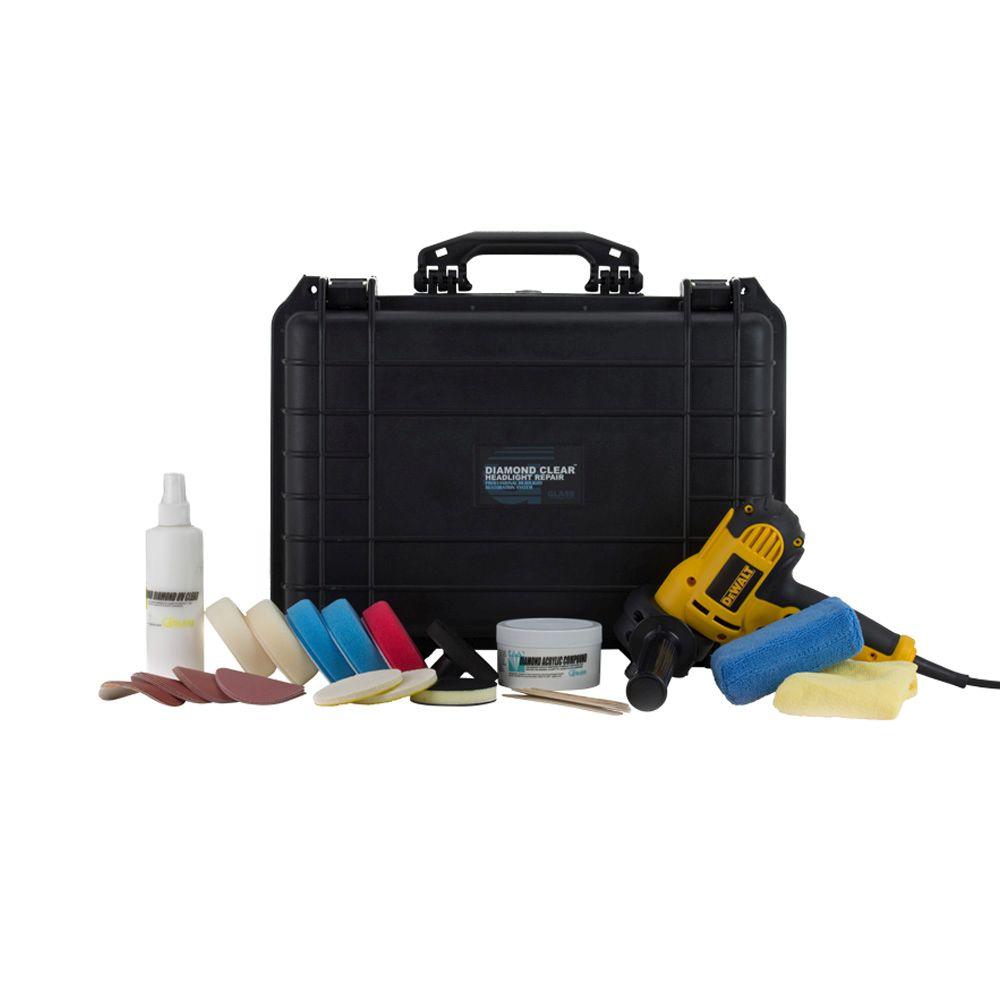 Diamond Clear Headlight Repair Kit Professional