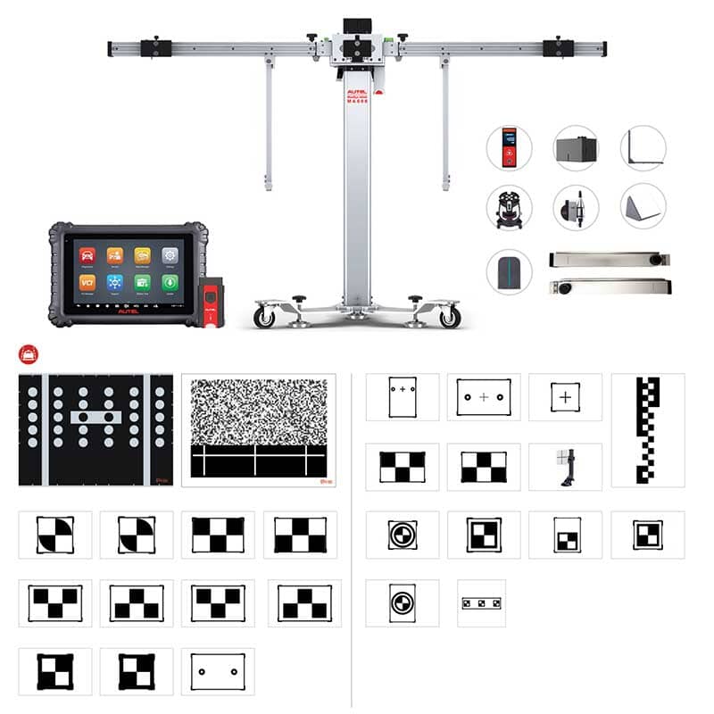 Autel MA600CORE2 LDW Calibration Package with MS906PRO ADAS Tablet