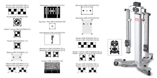 Autel MAS20T ADAS MA600 Mobile Calibration Frame + Software Application (1Yr) + MS909 Tablet