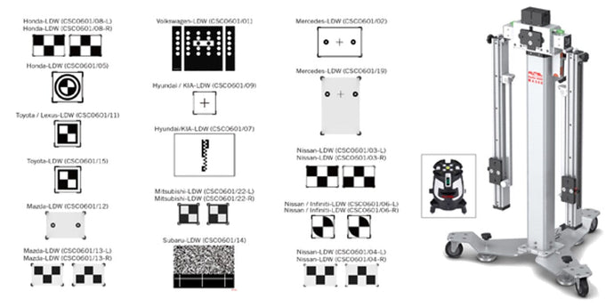 Autel MAS20T ADAS MA600 Mobile Calibration Frame + Software Application (1Yr) + MS909 Tablet